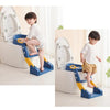 ESCALERA DE BAÑO PARA BEBE AZUL CON BACINILLA