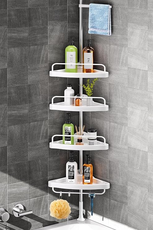 ESTANTE ORGANIZADOR TIPO ESQUINERO PARA BAÑO