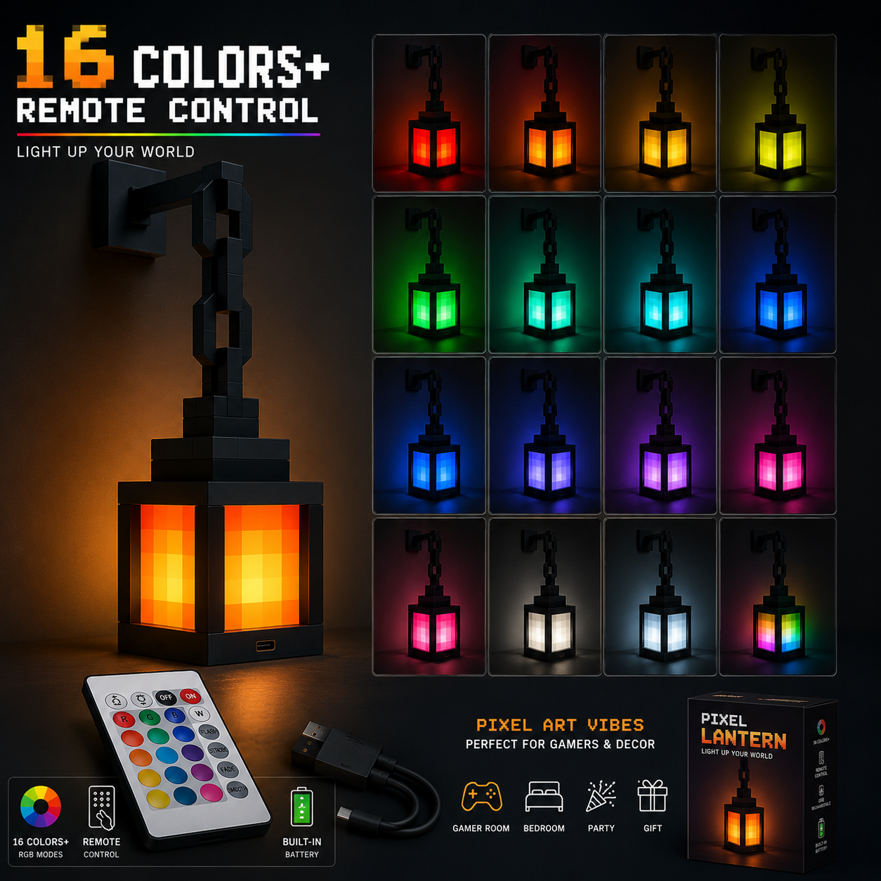 Pixel lantern